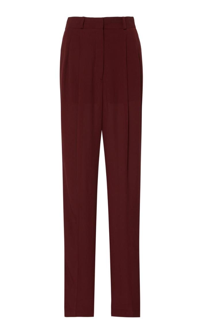 Boontheshop Collection Pintucked Silk Wide-leg Pants