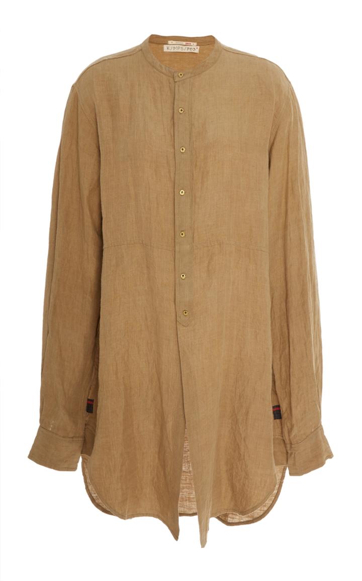 Pro Long Button-up Cotton Shirt