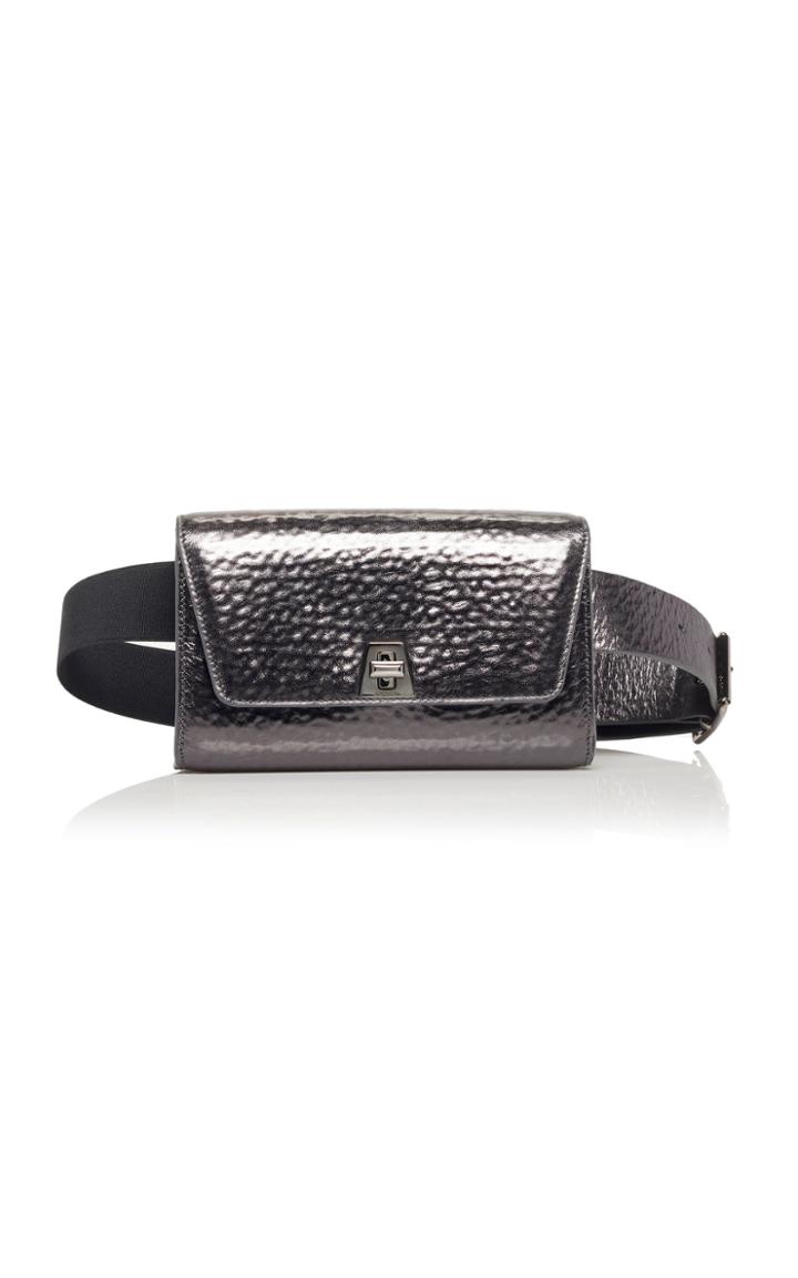 Akris Anouk Metallic Leather Belt Bag