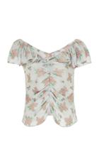 Markarian Fortunato Ruffled Ruched Top