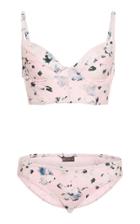 Proenza Schouler Underwired Floral-print Bikini Set