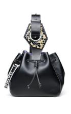 Ganni M'o Exclusive Leather Bucket Handbag