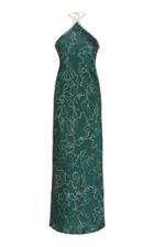 Moda Operandi Maggie Marilyn Pining For You Printed Halterneck Dress Size: 10