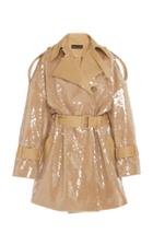 Moda Operandi David Koma Sequined Cotton-blend Coat Size: 8