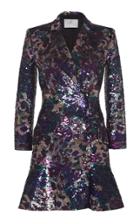 Ralph & Russo Embellished Wool-blend Tailored Dress