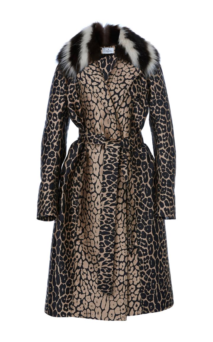 J. Mendel Mink Lined Trench Coat