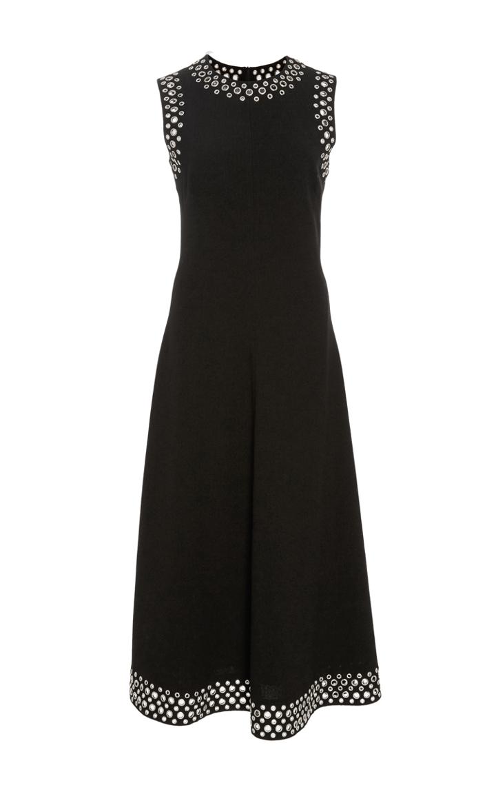Alexander Wang Grommeted Boucle A-line Dress