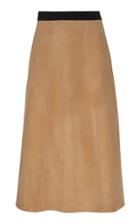Moda Operandi Albus Lumen High-rise Suede Skirt Size: 6