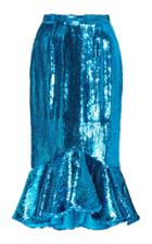 Moda Operandi Rodarte Sequined Mermaid Midi Skirt Size: 0
