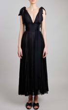Moda Operandi Elie Saab Monogram Lace Midi Dress