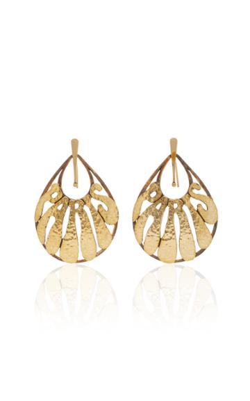 Moda Operandi Lisa Eisner Hammered Bronze Paris Earrings