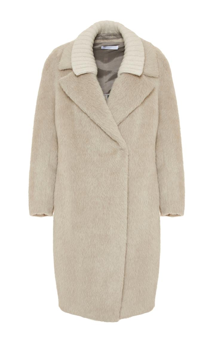 Fabiana Filippi Alpaca Notch Collar Coat