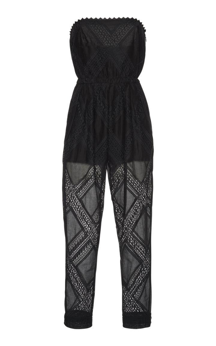 Philosophy Di Lorenzo Serafini Embroidered Tulle Jumpsuit