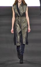 Moda Operandi Ann Demeulemeester Cotton-blend Jacquard Waistcoat