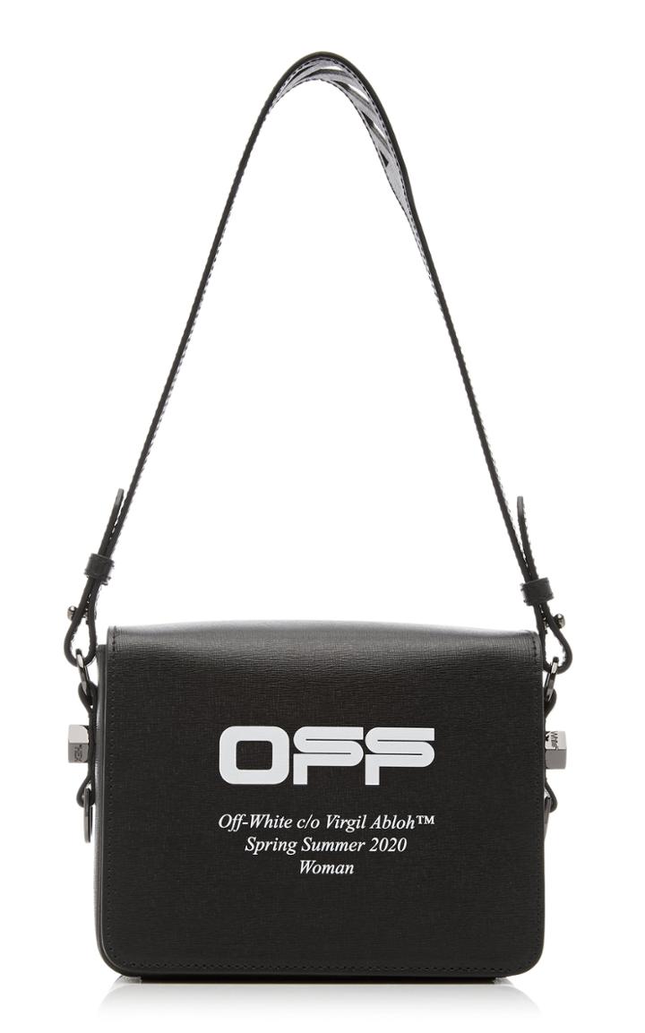 Off-white C/o Virgil Abloh Logo-print Leather Messenger Bag