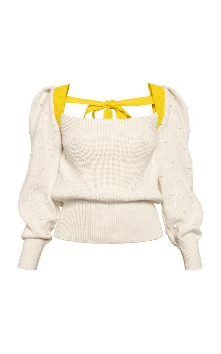 Anna October Rachel Pom Pom-sleeve Sweater