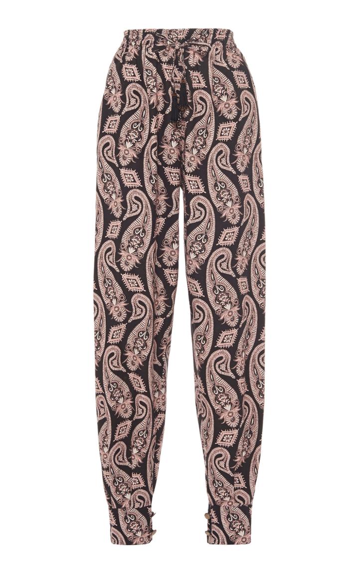 Moda Operandi Etro Paisley Cotton Tapered Pants Size: 40