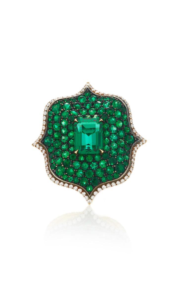 Bayco Emerald & Diamond Ring