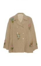 Pro Floral Embroidered Linen Jacket