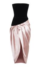 Rasario Two Color Midi Dress