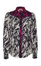 N 21 N&deg;21 Trisha Contrast Printed Shirt