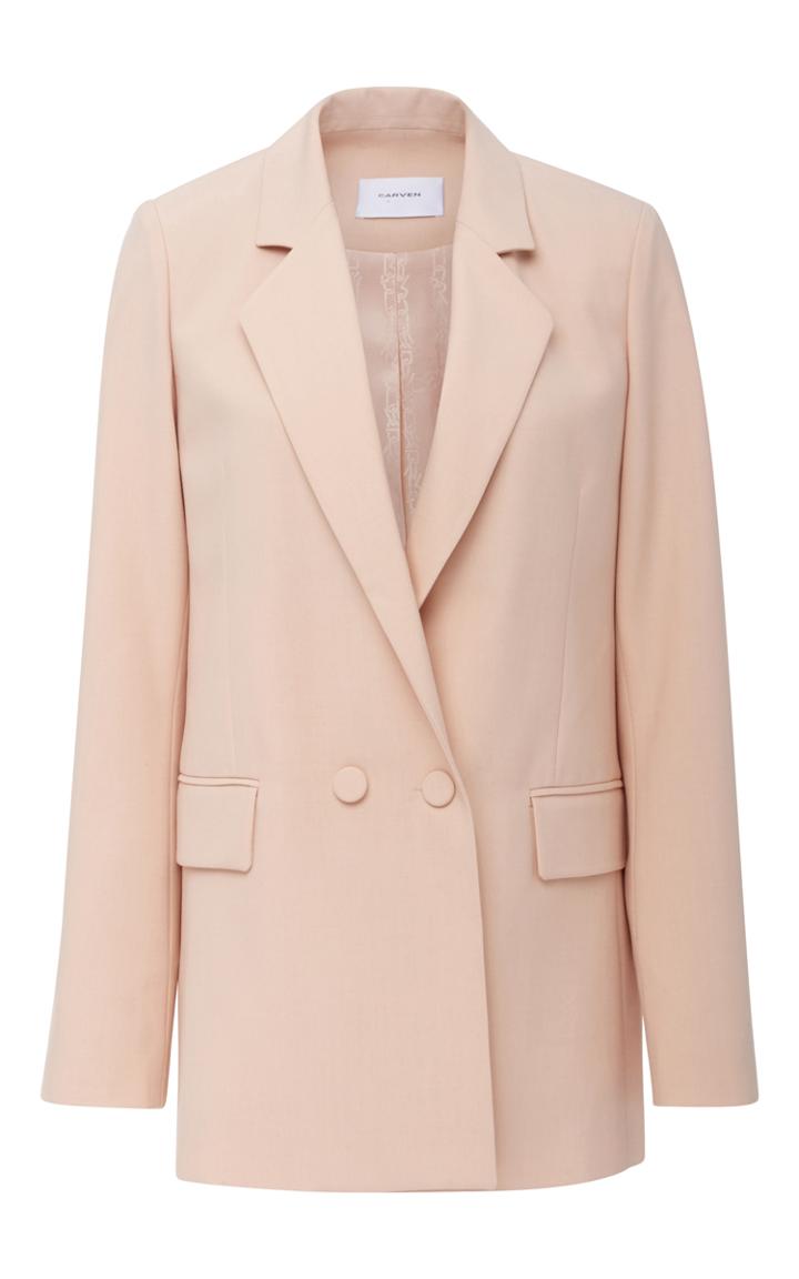 Carven Single Breasted Long Blazer