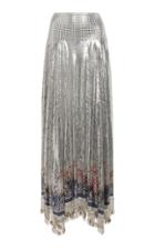 Moda Operandi Paco Rabanne Fringed Metallic Skirt