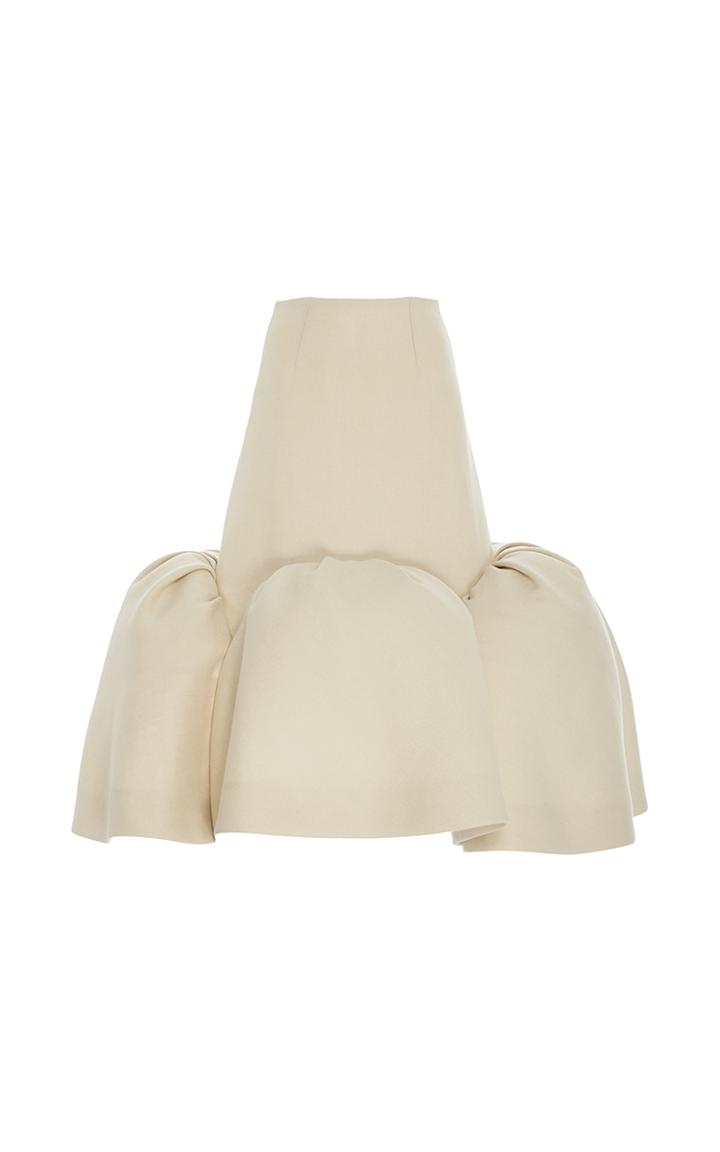 Delpozo Midi Skirt With Frills