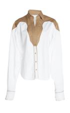 Johanna Ortiz Stretch Cotton Poplin Mapale Shirt