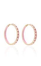 Moda Operandi Jane Taylor One Of A Kind Cirque Hoops With Pink Spinel Baguettes