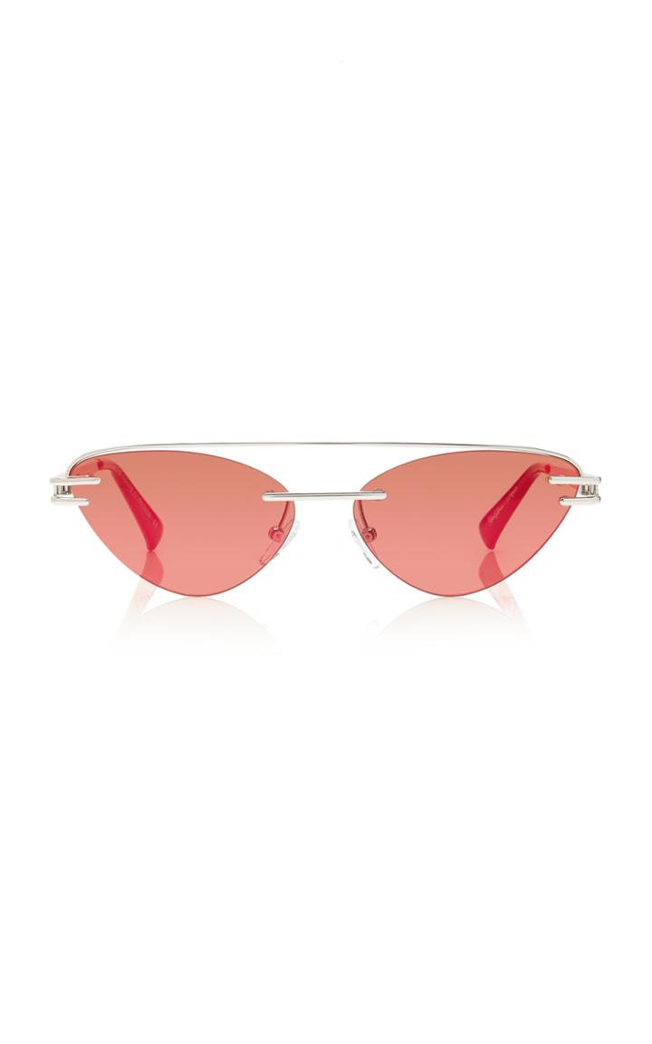 Moda Operandi Adam Selman X Le Specs The Coupe Metal Cat-eye Sunglasses