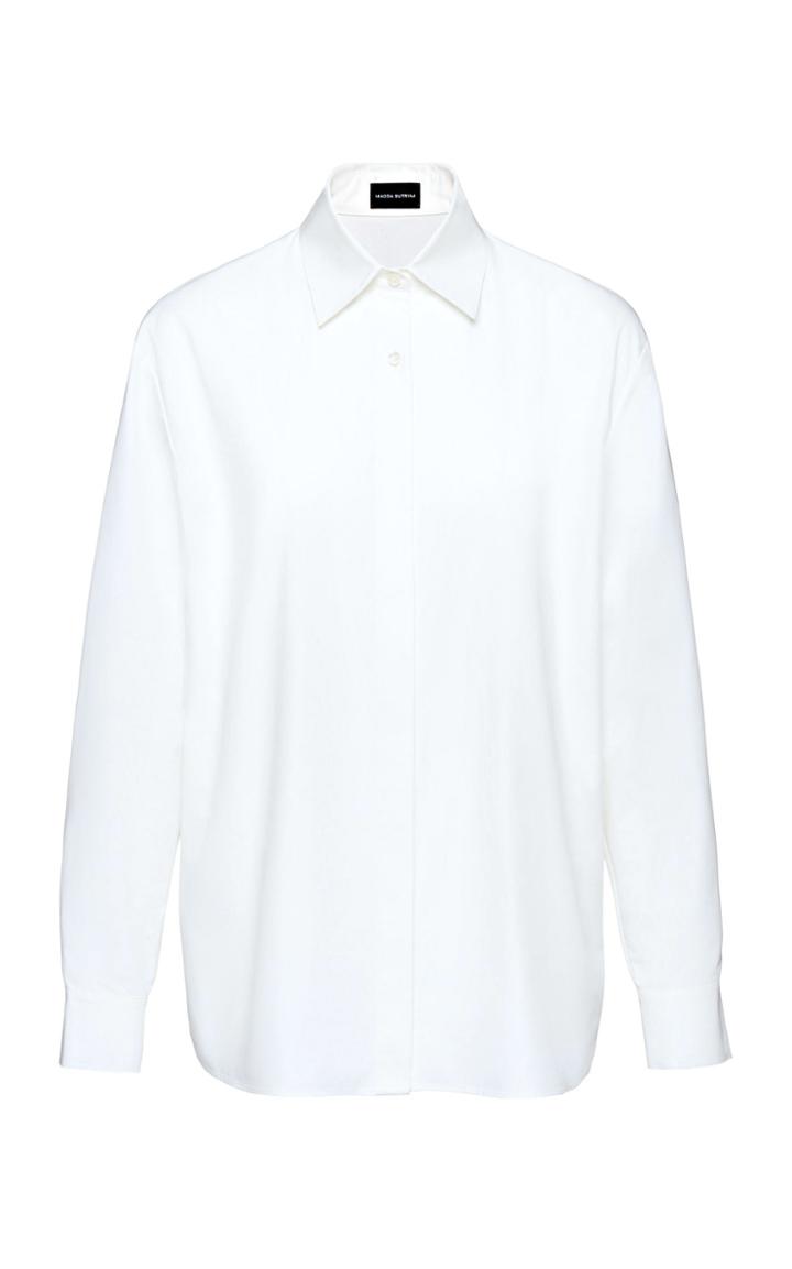 Moda Operandi Magda Butrym Collared Cotton Shirt