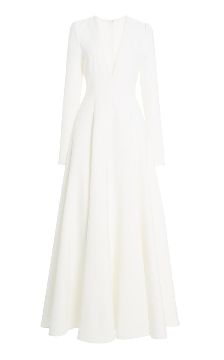 Moda Operandi Carolina Herrera Crepe A-line Maxi Dress
