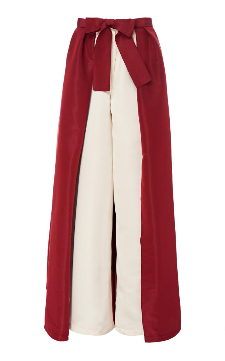 Rosie Assoulin Superhero Silk Wide-leg Pant