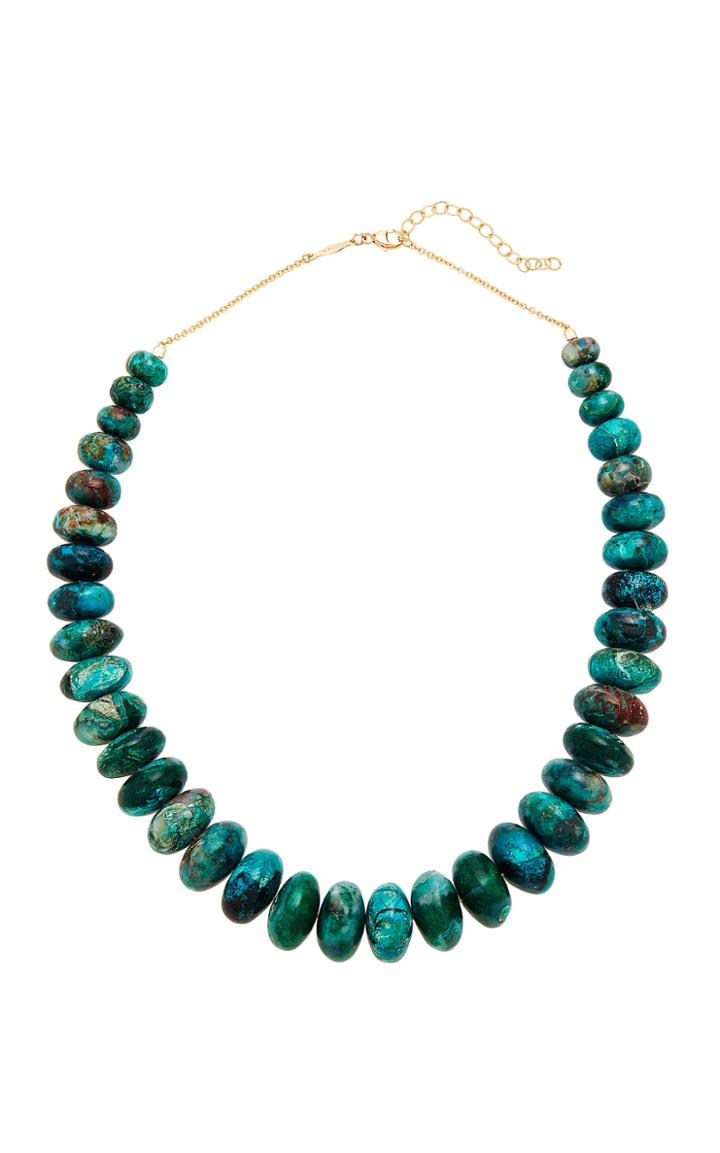 Moda Operandi Jacquie Aiche Graduated Chrysocolla Beaded Necklace