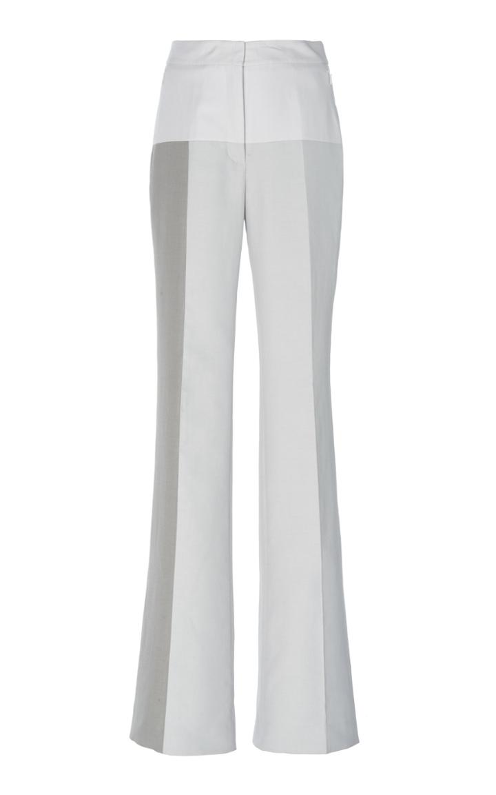 Moda Operandi Akris Farida Printed Cotton-silk Blend Boot-leg Pants Size: 2