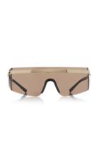 Versace D-frame Gold-tone Sunglasses