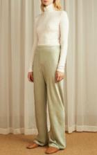 Moda Operandi Vince Crushed Satin Wide-leg Pants