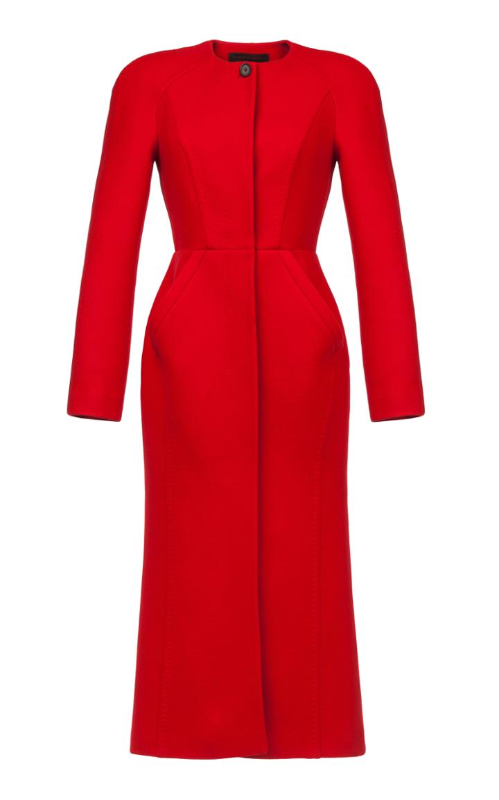 Ulyana Sergeenko Demi Couture Classic Tailored Coat