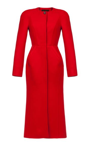 Ulyana Sergeenko Demi Couture Classic Tailored Coat