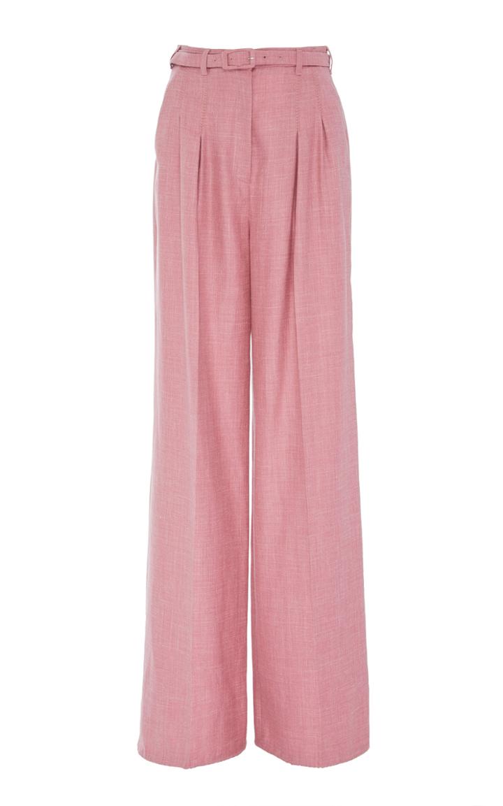 Gabriela Hearst Vargas Wool-blend Wide-leg Pants