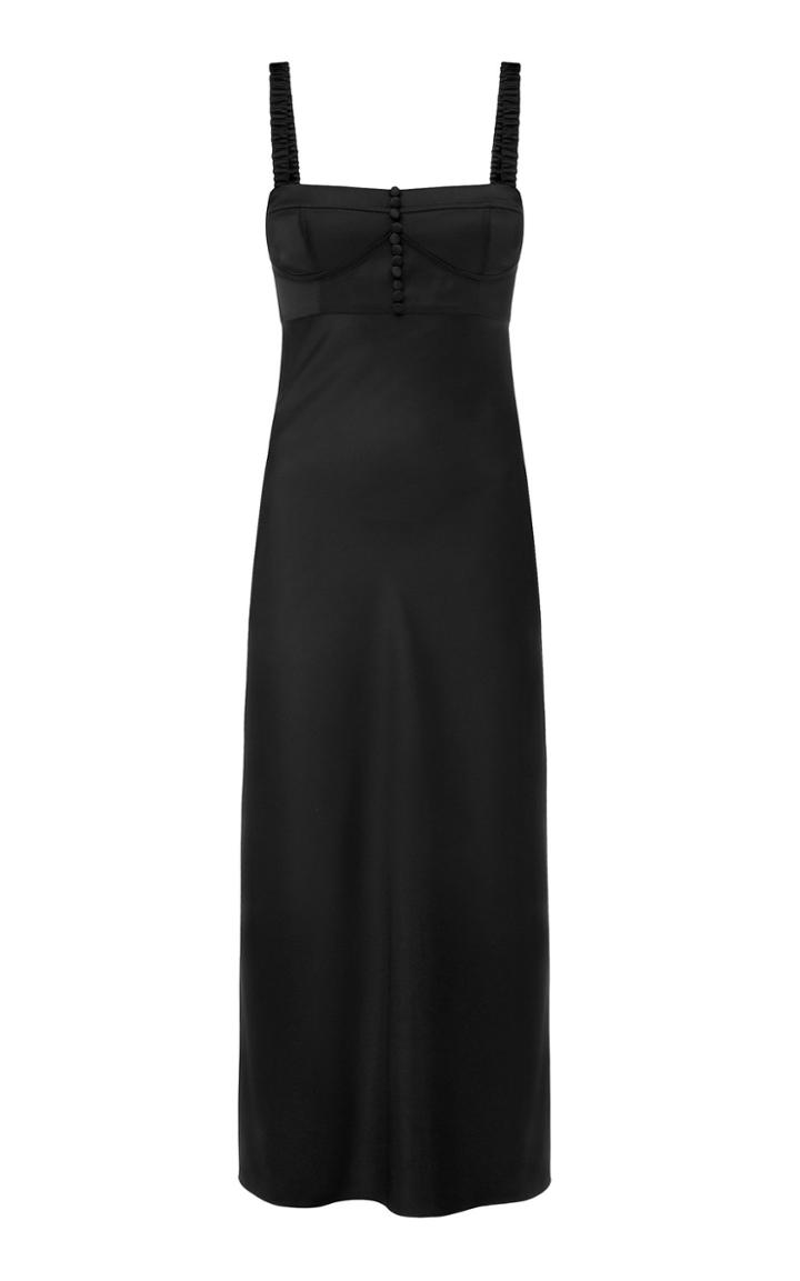 Moda Operandi Anna October Angela Sleeveless Satin Dress