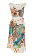 Marni Printed Cotton-blend Dress