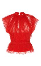 Emilio De La Morena Cap Sleeve Top