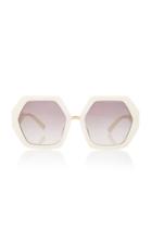 Valentino Octagon-frame Acetate Sunglasses