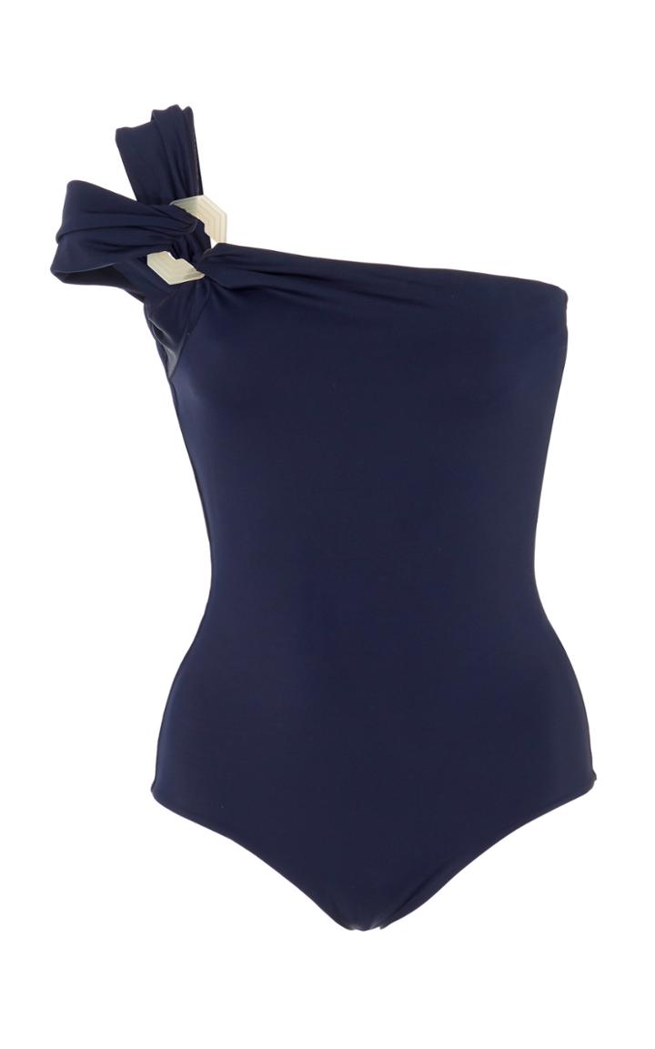 Johanna Ortiz High Sea One Shoulder Swimsuit