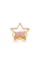 Moda Operandi Moritz Glik 18k Rose Gold Pink Sapphire Star Shaker Ring