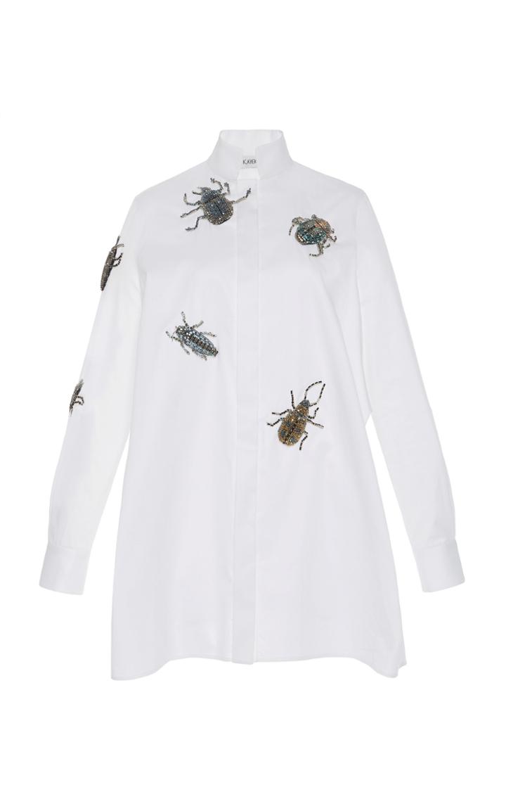 Dice Kayek Embellished Beetle Shirt