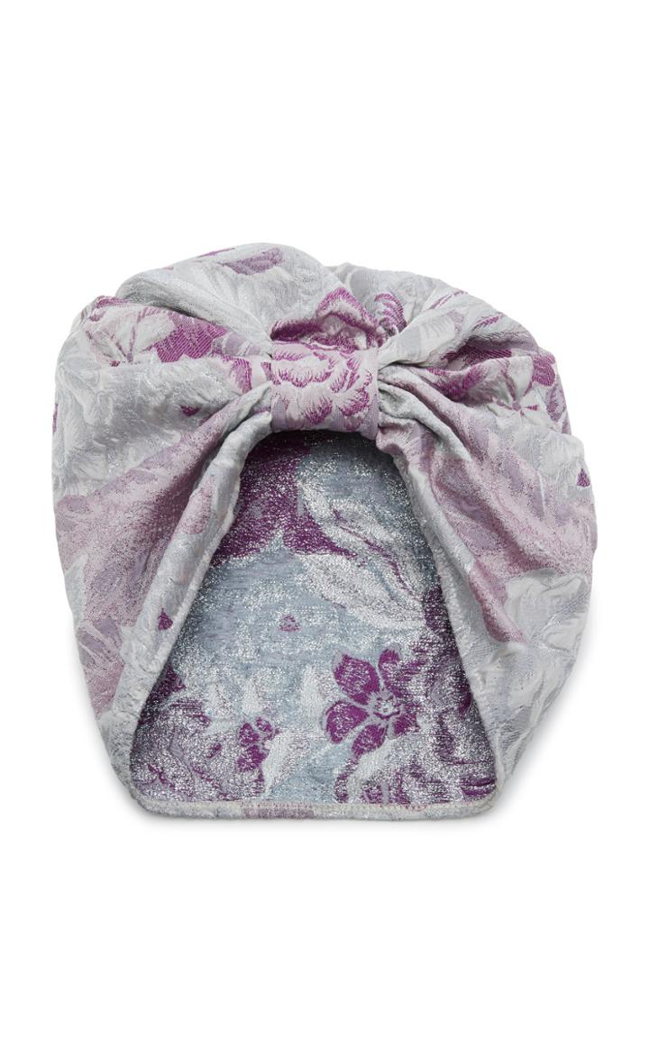 Anna Sui Peonies Jacquard Turban