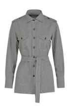 Giuliva Heritage Collection Aurora Houndstooth Wool Utility Shirt